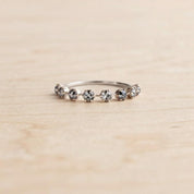 Eight-Stone Salt & Pepper Diamond Wedding Band, 0.40 ct, photo 3