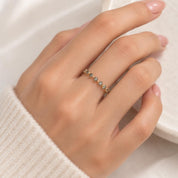 Eight-Stone Salt & Pepper Diamond Wedding Band, 0.40 ct, photo 10