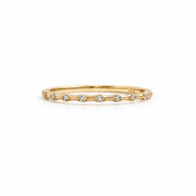Petite Spaced Diamond Wedding Band, 0.055 ct, photo 1