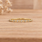 Petite Spaced Diamond Wedding Band, 0.055 ct, photo 3