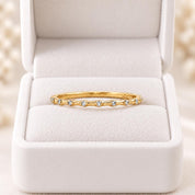 Petite Spaced Diamond Wedding Band, 0.055 ct, photo 8