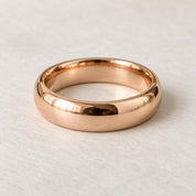 Classic Comfort-Fit Gold Wedding Band, 4 mm, photo 6
