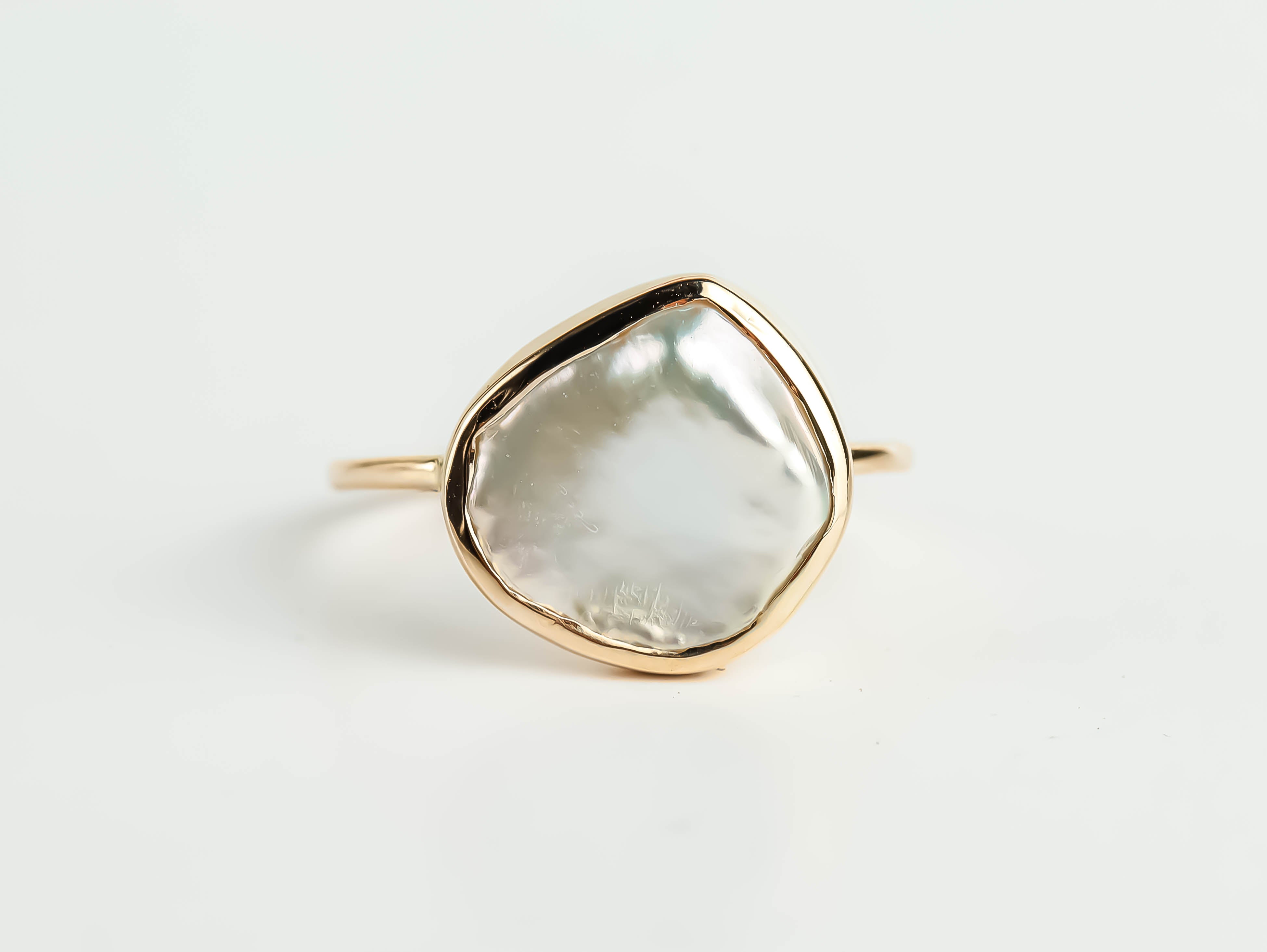 Everyday Baroque Pearl Ring -