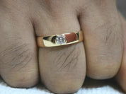Men's Wedding Band | White Gold Wedding Band | Rose Gold Wedding Band for Men -