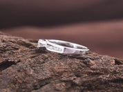 Unique Moissanite Engagement Ring | Gold Moissanite, Rose Gold Diamond Ring, Alternative Engagement Ring -