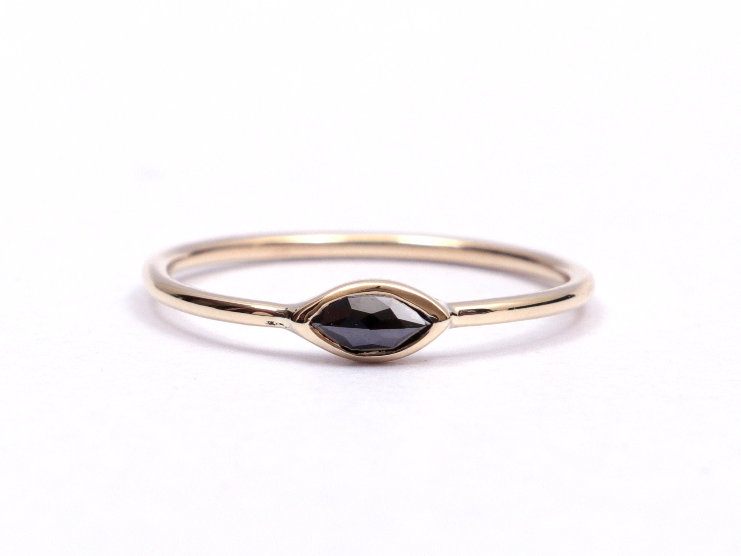 18k Gold & Sterling Silver | Stacking Diamond Design -