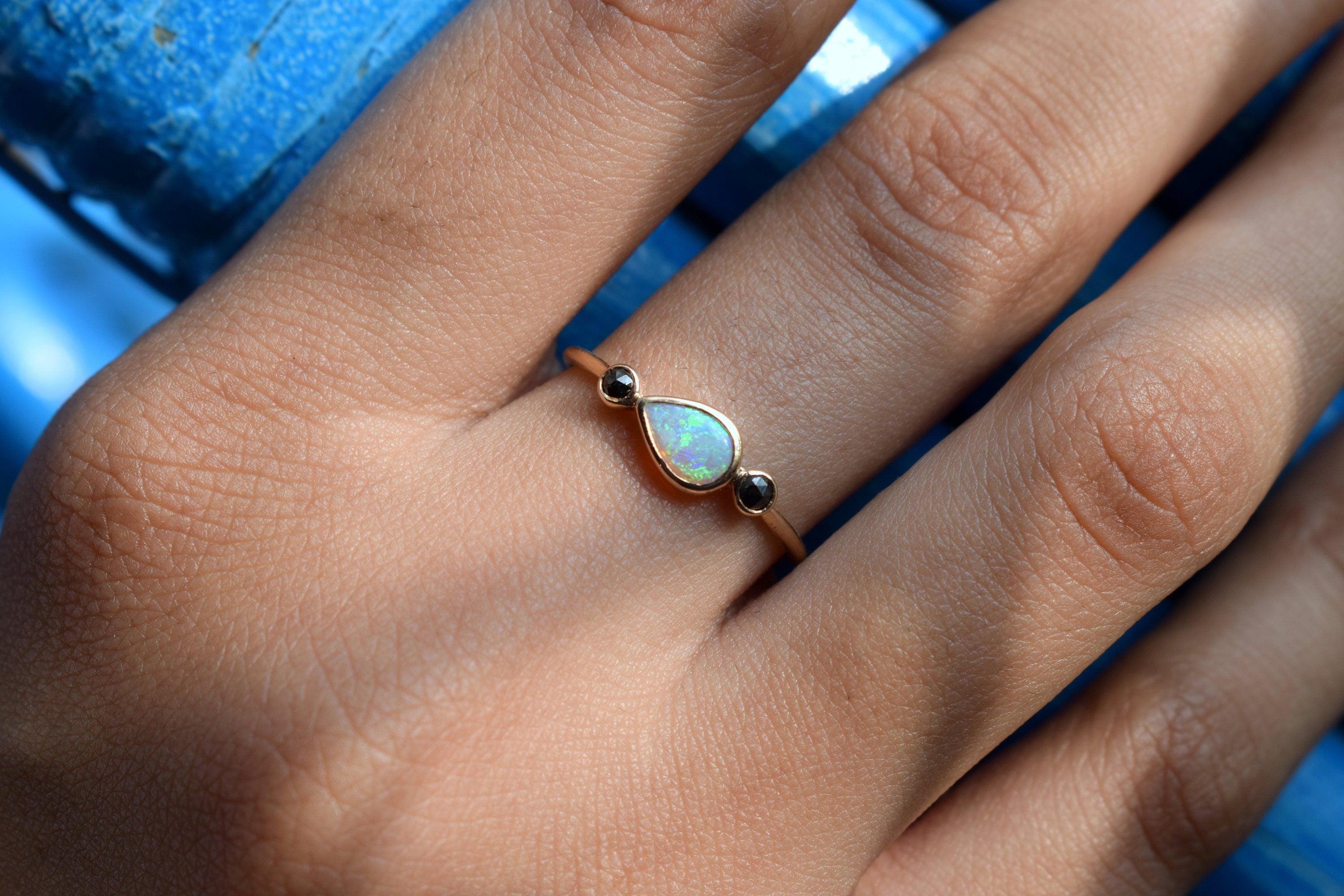 Pink Tourmaline Ring | Rubellite Solitaire Engagement Ring | October Birthstone Oval Ring -