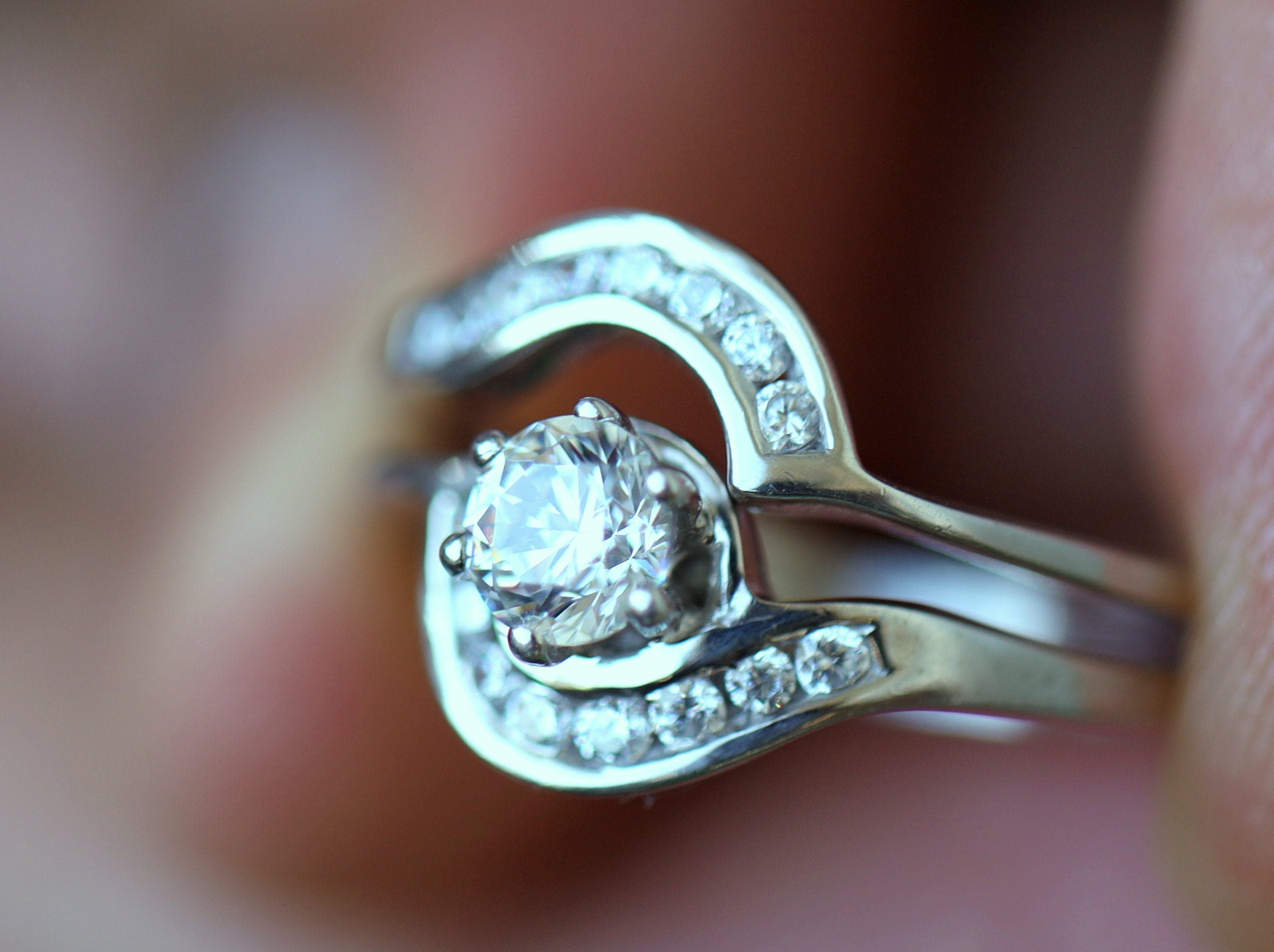 Half Carat Diamond Engagement Ring | GIA Certified Diamond Ring | Engagement Set -