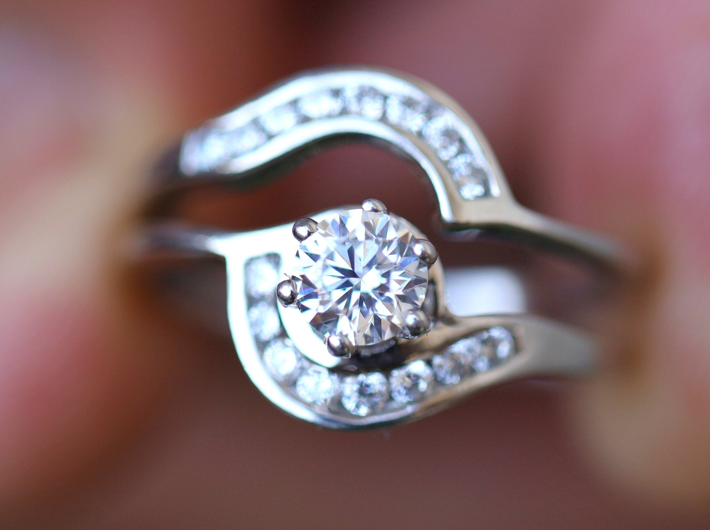 Half Carat Diamond Engagement Ring | GIA Certified Diamond Ring | Engagement Set -