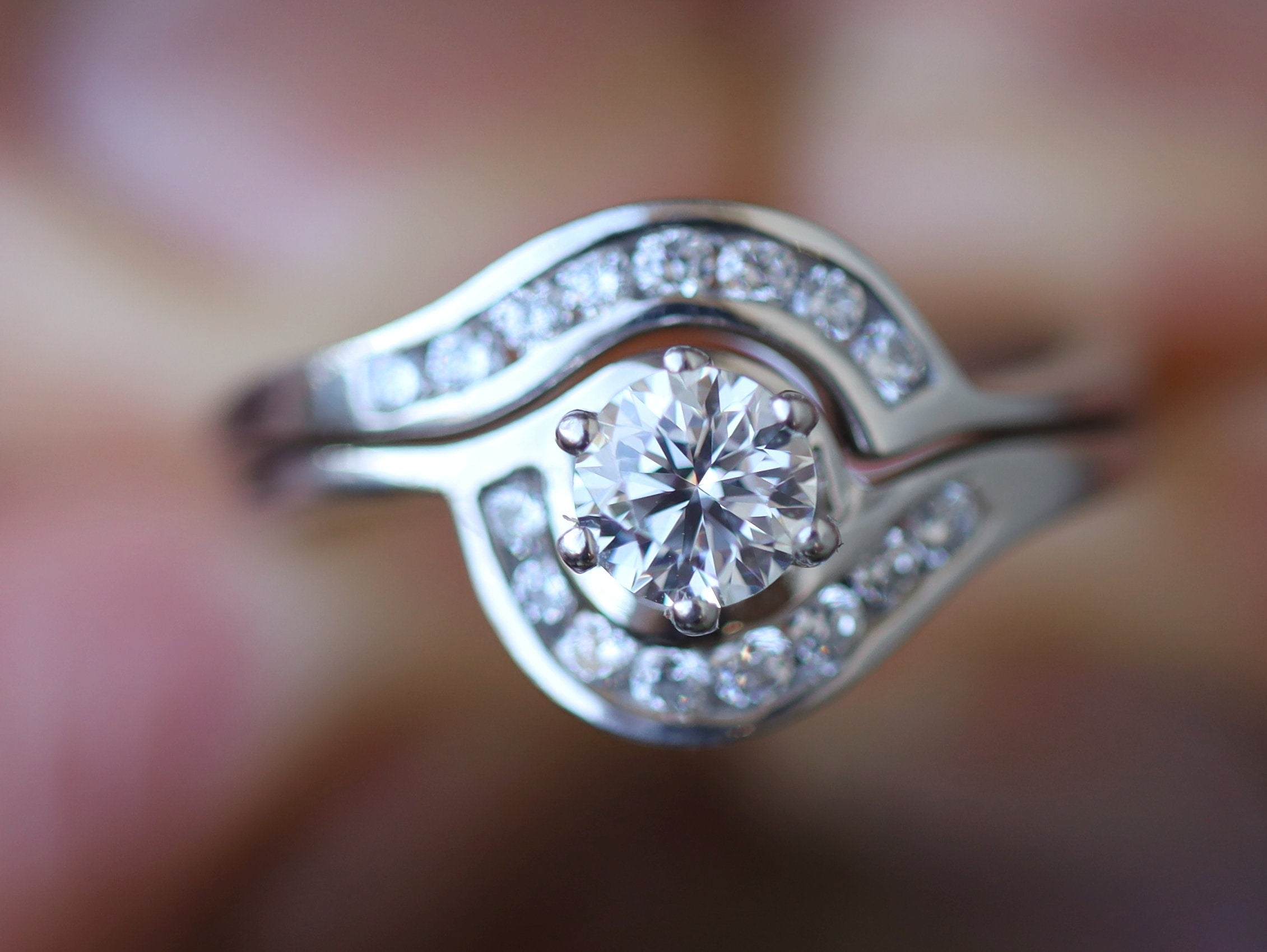 Half Carat Diamond Engagement Ring | GIA Certified Diamond Ring | Engagement Set -