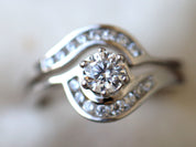 Half Carat Diamond Engagement Ring | GIA Certified Diamond Ring | Engagement Set -