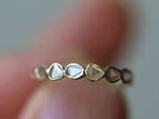 Diamond Wedding Band | Polki Ring | Sliced Diamond Eternity Wedding Band | Unique Polki Eternity Ring -