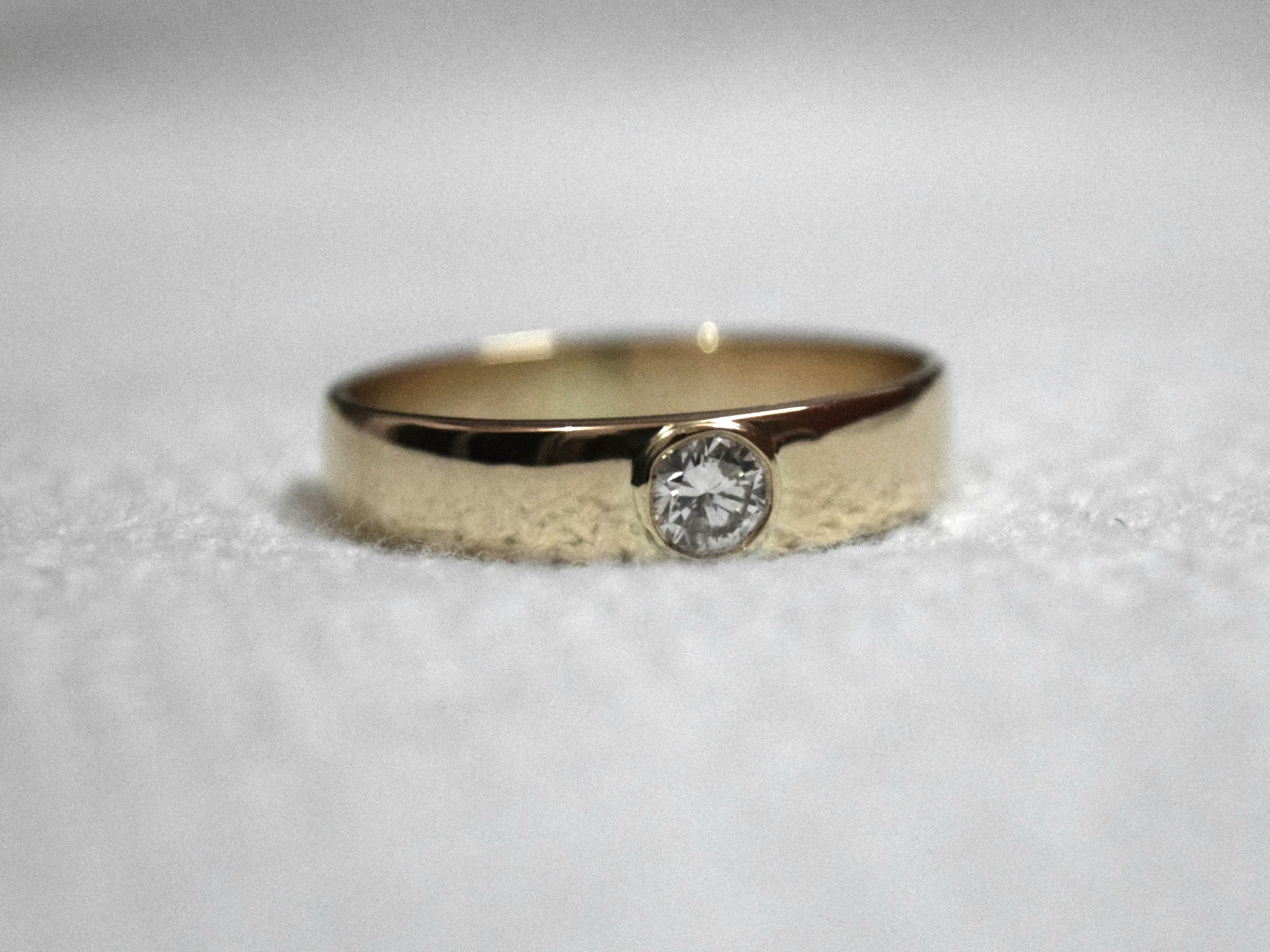 Men's Wedding Band | White Gold Wedding Band | Rose Gold Wedding Band for Men -