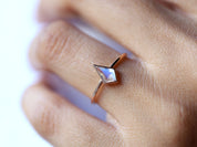 Kite Rainbow Moonstone Engagement Ring | Anniversary Gift for Her -