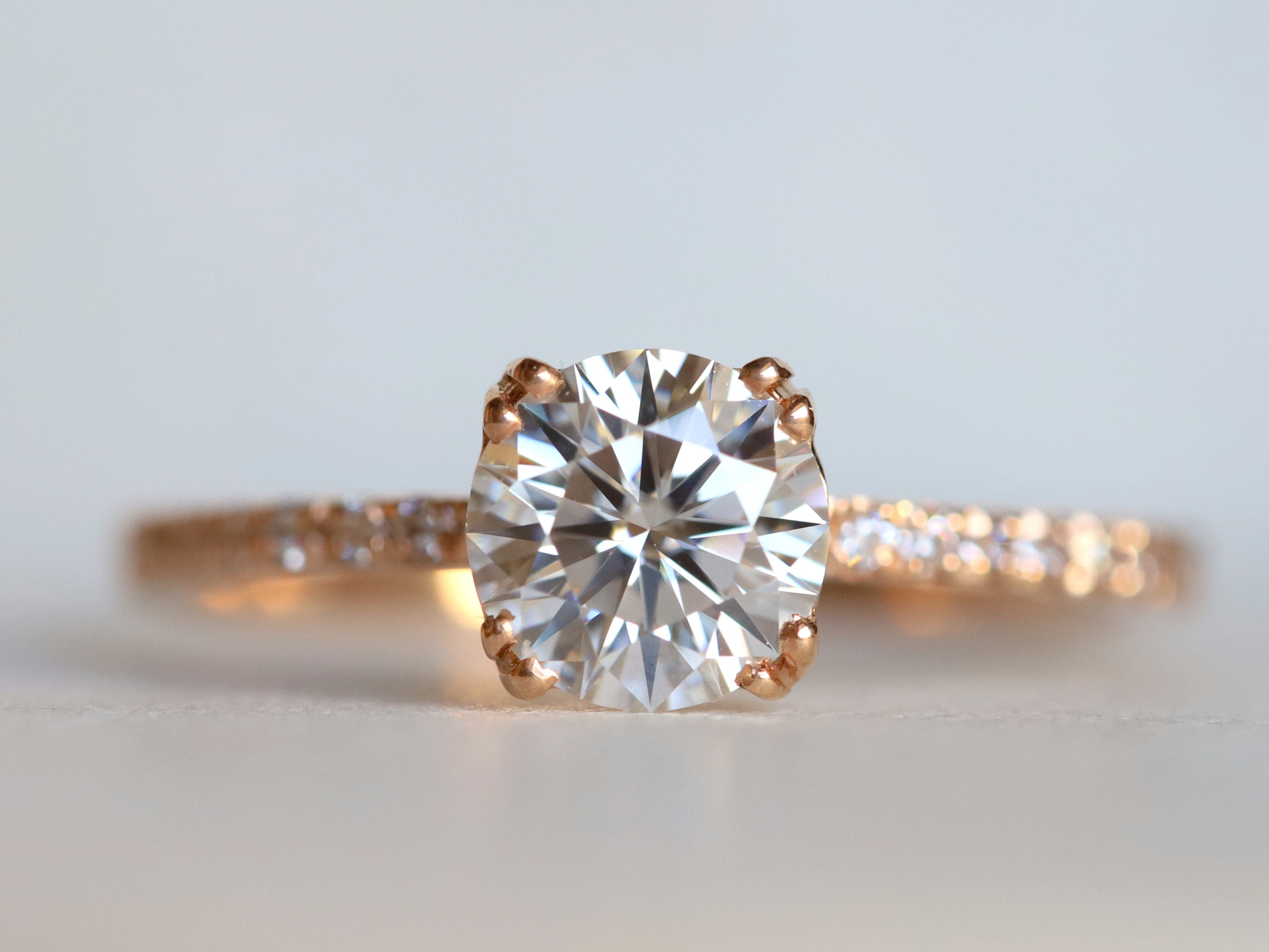 GIA Certified Diamond Engagement Ring | 1 Carat Solitaire Diamond Ring | Anniversary Ring -