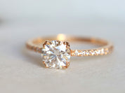 GIA Certified Diamond Engagement Ring | 1 Carat Solitaire Diamond Ring | Anniversary Ring -