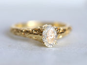 GIA Certified Diamond Ring | Filigree Solitaire Engagement Ring | Anniversary Gift -
