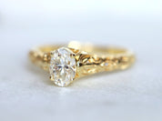 GIA Certified Diamond Ring | Filigree Solitaire Engagement Ring | Anniversary Gift -
