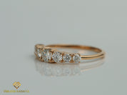 7 Stone GIA Diamond Engagement Ring | Certified Diamond Wedding Ring | Anniversary Gift -