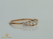 7 Stone GIA Diamond Engagement Ring | Certified Diamond Wedding Ring | Anniversary Gift -