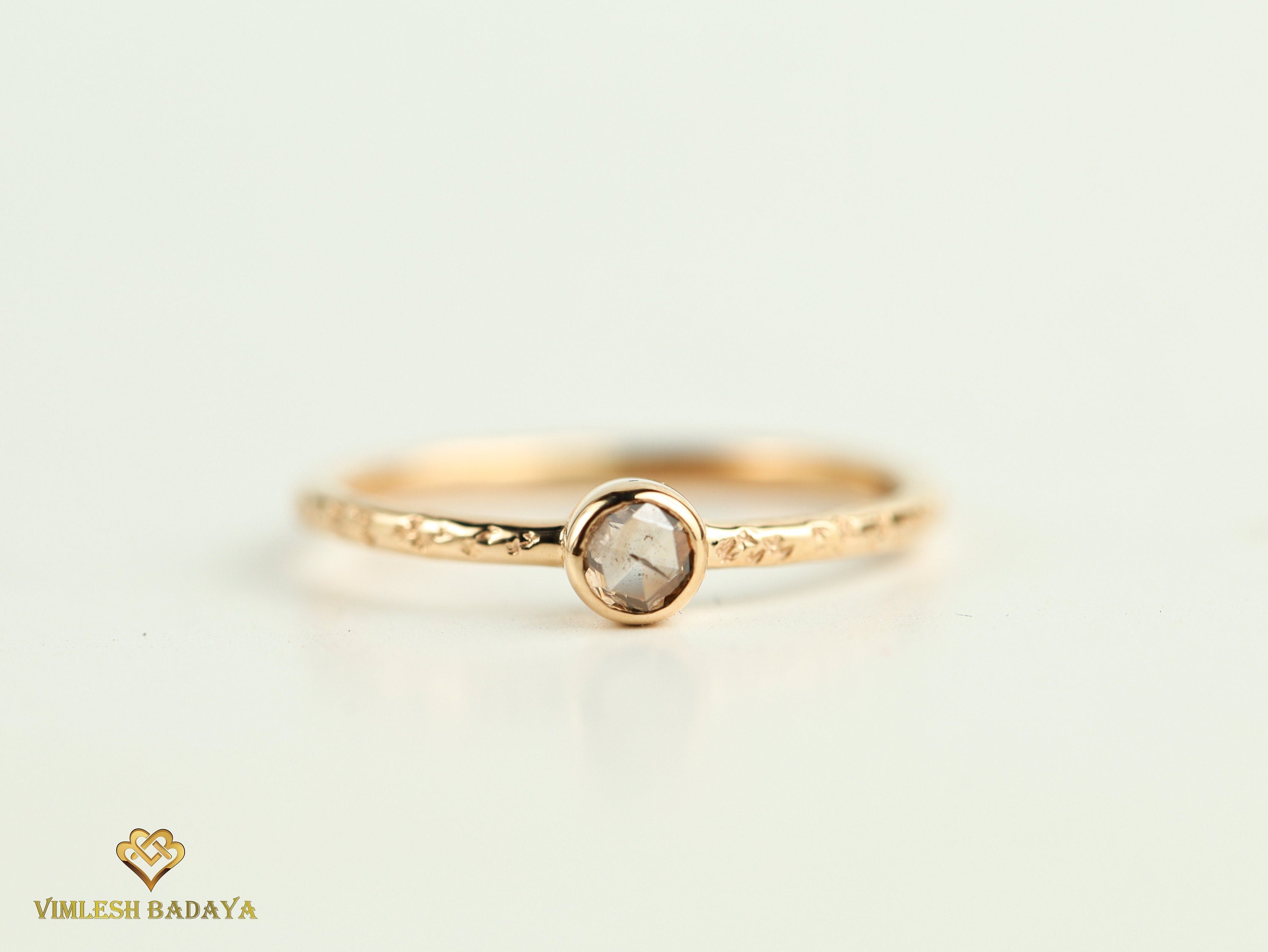 18k Gold | Dainty Stacking Ring -