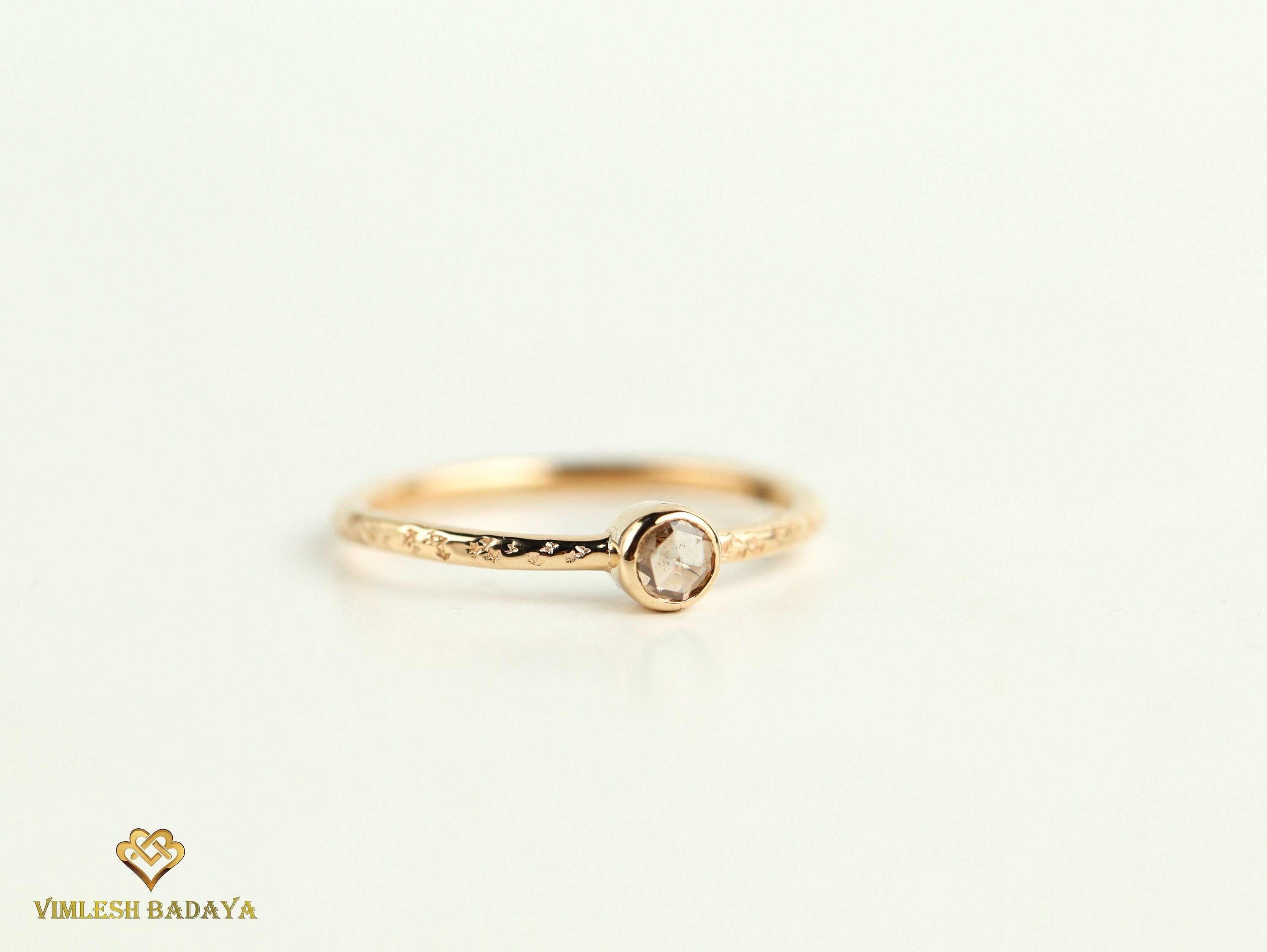 18k Gold | Dainty Stacking Ring -