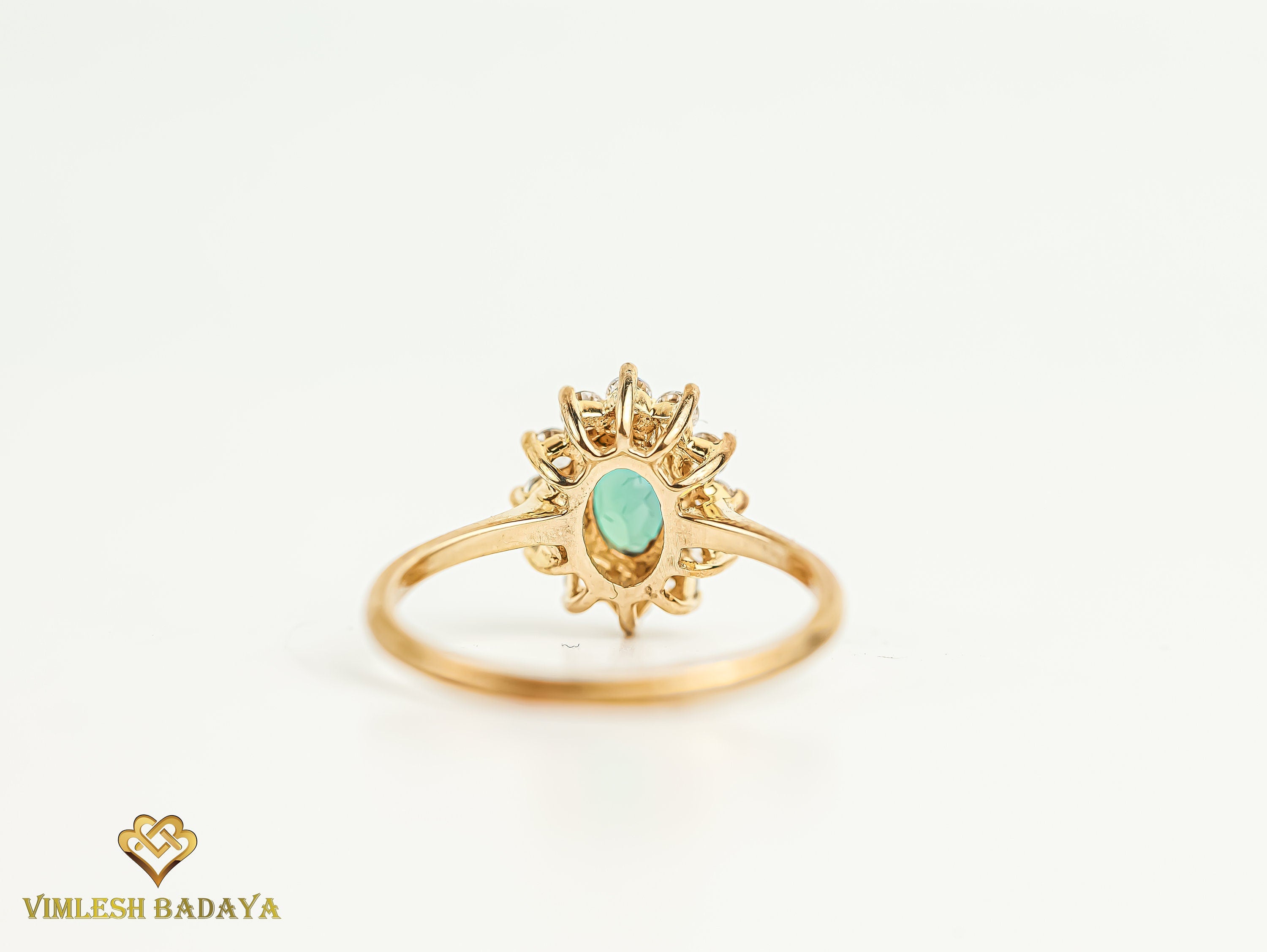 Alexandrite Halo Engagement Ring | Color Change Chatham Alexandrite Ring | Promise Ring -