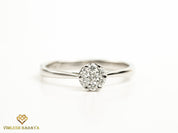 Lab Grown Diamond Engagement Ring | Illusion Setting | Promise Ring -