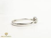 Lab Grown Diamond Engagement Ring | Illusion Setting | Promise Ring -