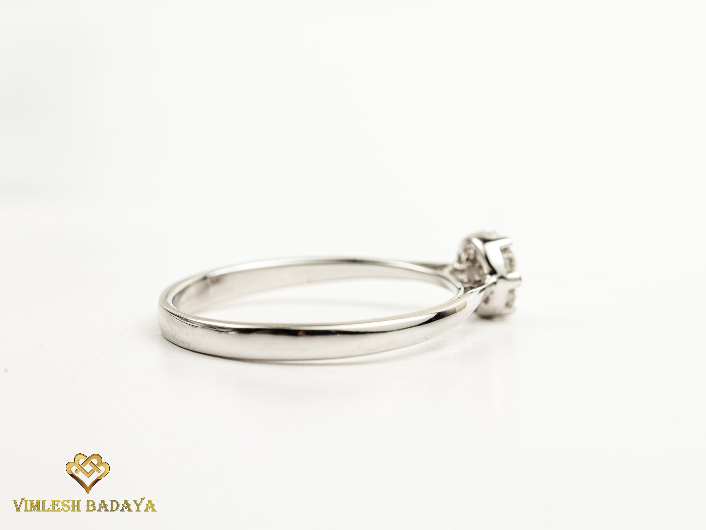Lab Grown Diamond Engagement Ring | Illusion Setting | Promise Ring -