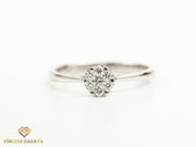 Lab Grown Diamond Engagement Ring | Illusion Setting | Promise Ring -