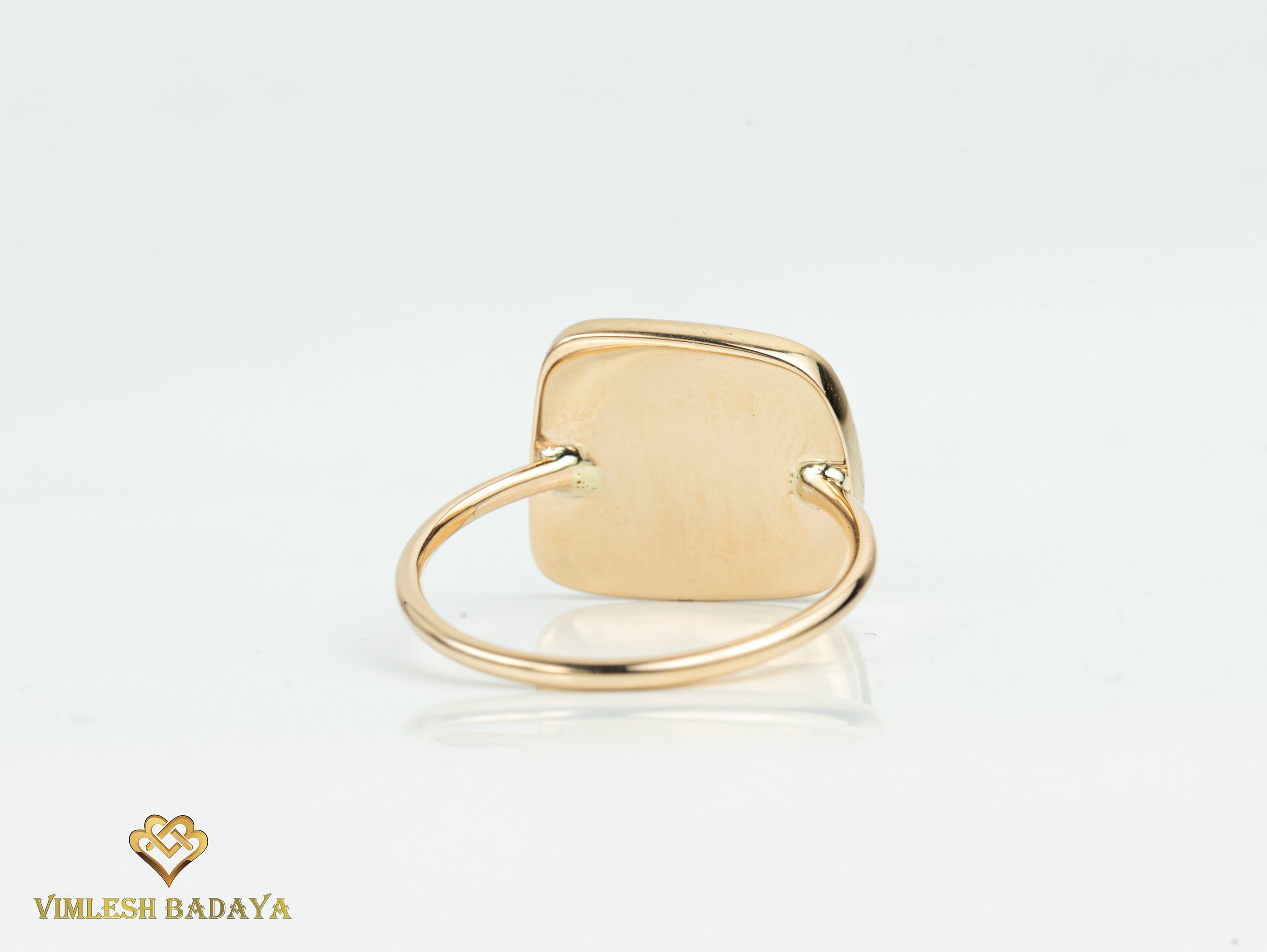 1 ct Slice Gray Diamond Ring | Salt & Pepper Polki Diamond, Unique Engagement Ring, Gift for Her -