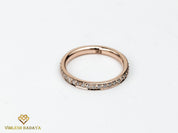 Full Eternity Diamond Wedding Band | Minimalist 1.5mm Diamond Ring for Her -