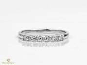 Lab Grown Diamond Wedding Ring | E-F/VS Lab Created Round Cut Engagement Ring | Unique Band -